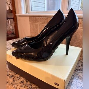 Pleaser Black High Heels size 14